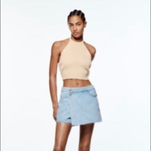 Zara Denim Skort
